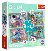 Puzzle 4 in 1 Lilo & Stich
