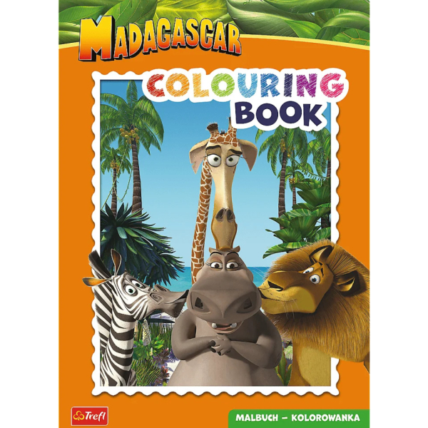 Trefl Malbuch Madagascar 9788368084702 Trefl