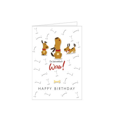 Geburtstagskarten 51-12758 11,5x17 cm 115mm x 170mm (BxH) bunt