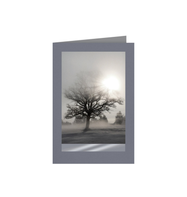 Trauerkarten 81-11067 11,5x17 cm 115mm x 170mm (BxH) wei&szlig;/schwarz