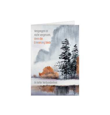 Trauerkarten 81-10968 11,5x17 cm 115mm x 170mm (BxH) schwarz/wei&szlig;