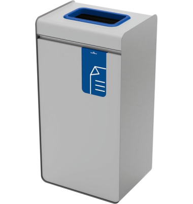 Wertstoffsammler DURASORT, 55 Liter, Papier, Innenbeh&auml;lter Kunststoff