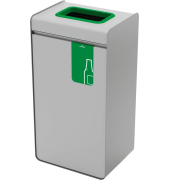 Wertstoffsammler DURASORT, 55 Liter, Glas, Innenbehälter Kunststoff