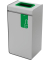 Wertstoffsammler DURASORT, 55 Liter, Glas, Innenbeh&auml;lter Kunststoff