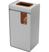 Wertstoffsammler DURASORT, 55 Liter, Bioabfall, Innenbehälter Kunststoff