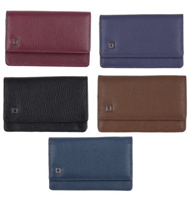 Schl&uuml;sseltasche Tinta Leder sortiert