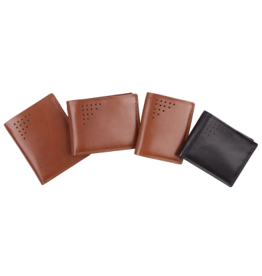 Geldbörse Echtleder sort.