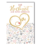 Gl&uuml;ckwunschkarten 5918171 11,5x17 cm 115mm x 170mm (BxH) bunt