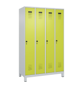 C+P Spind Evolo PLUS Füße 4Abt 1950x1200x500 lgr/cgn