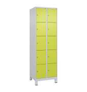 C+P Spind Evolo PLUS Füße 10Fä 1950x600x500 lgr/cgn