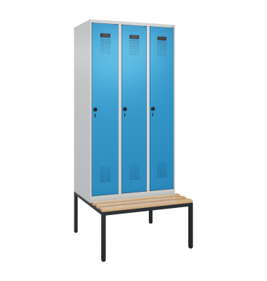 C+P Spind Evolo PLUS Bank 3Abt 2120x900x815 lgr/lbl