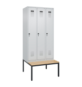 C+P Spind Evolo PLUS Bank 3Abt 2120x900x815 lgr/lgr