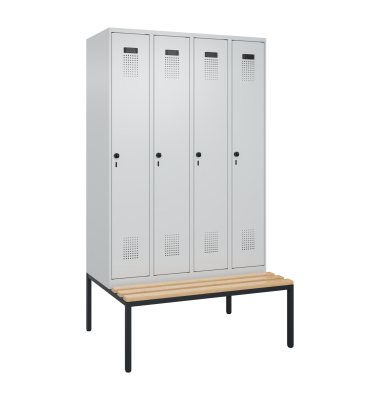 C+P Spind Evolo PLUS Bank 4Abt 2120x1200x815 lgr/lgr