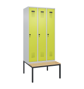 C+P Spind Evolo PLUS Bank 3Abt 2120x900x815 lgr/cgn