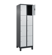 C+P Spind Evolo PLUS Füße 8Fä 1950x600x500 sgr/lgr