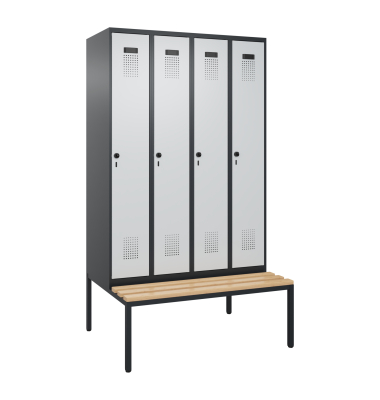 C+P Spind Evolo PLUS Bank 4Abt 2120x1200x815 sgr/lgr