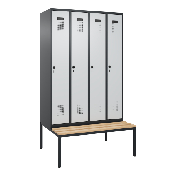 4068427382198 - C+P Spind Evolo PLUS Bank 4Abt 2120x1200x815 sgr lgr 4068427382198 C+P-Möbel 4068427382198 - C+P Spind Evolo PLUS Bank 4Abt 2120x1200x815 sgr lgr 4068427382198 C+P-Möbel