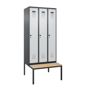 C+P Spind Evolo PLUS Bank 3Abt 2120x900x815 sgr/lgr