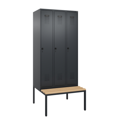 C+P Spind Evolo PLUS Bank 3Abt 2120x900x815 sgr/sgr