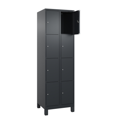 C+P Spind Evolo PLUS Füße 8Fä 1950x600x500 sgr/sgr