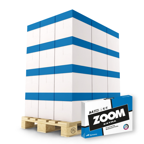 4255704331301 - Kopierpapier Zoom Extra 325080211 100000 A4 80g hochweiß  1 Palette  4255704331301 100000 Blatt