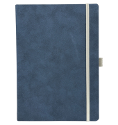 Notizbuch A5 kariert dunkelblau