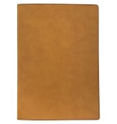 Notizbuch kariert 17x24cm cognac