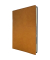 Notizbuch kariert 17x24cm cognac