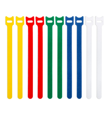 Kabelbinder +Schlaufe 10ST 12x200 sort