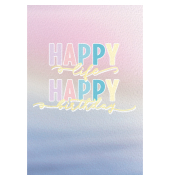 Geburtstagskarten 51-1011 11,5x17 cm 115mm x 170mm (BxH) weiß/bunt