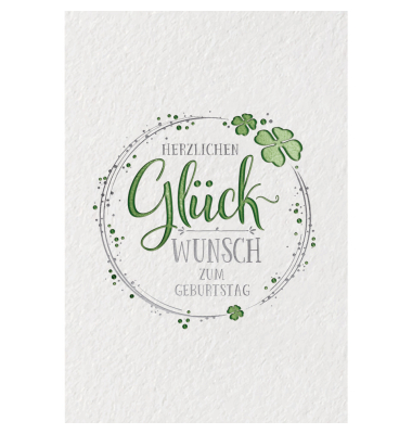 Geburtstagskarten 51-1417 11,5x17 cm 115mm x 170mm (BxH) Spruch bunt