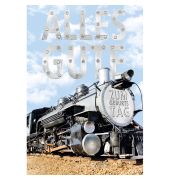 Geburtstagskarten 51-1962 11,5x17 cm 115mm x 170mm (BxH) Dampflok bunt