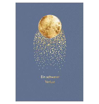 Trauerkarten 81-1007 11,5x17 cm 115mm x 170mm (BxH) wei&szlig;/schwarz