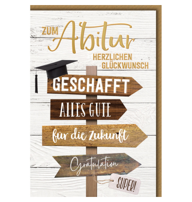 Glückwunschkarten 5640015 11,5x17 cm 115mm x 170mm (BxH) bunt