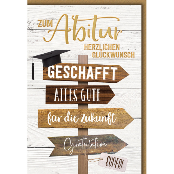 5 Stück Alpedia Glückwunschkarten 5640015 11,5x17 cm 115mm x 170mm (BxH) bunt 9004546580560 Alpedia