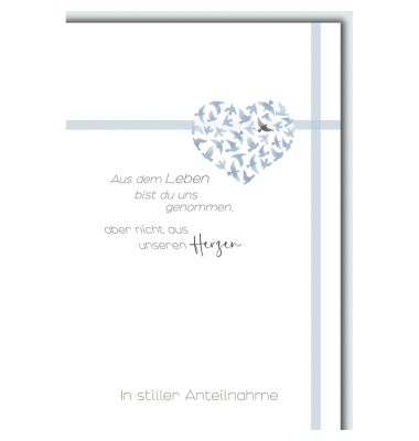 Trauerkarten 811398 11,5x17 cm 115mm x 170mm (BxH) bunt