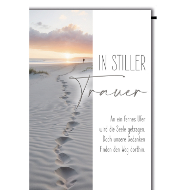 Trauerkarten 5810018 11,5x17 cm 115mm x 170mm (BxH) bunt