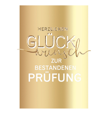 Karte zur best. Prüfung Karte zur best. Prüfung