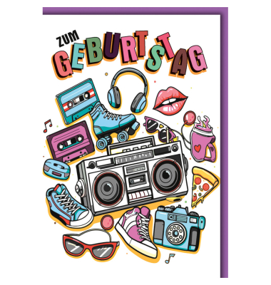Geburtstagskarte Teenager
