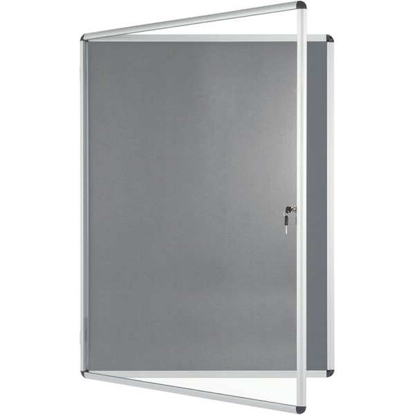 5603750525035 - Enclore Indoor Abschließbarer Schaukasten Nicht magnetisch 16 x A4 94 (B) x 1288 (H) cm Grau