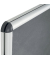 Schaukasten ENCLORE VT950103150, 16xA4 (A0), grau/grau, Filz, pinnbar
