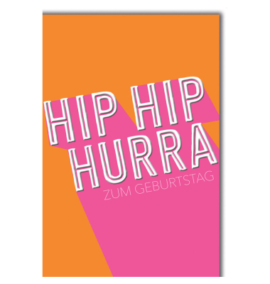 Geburtstagskarten 551419 11,5x17 cm 115mm x 170mm (BxH) Spruch bunt