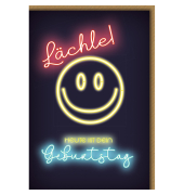 Geburtstagskarten 512705 11,5x17 cm 115mm x 170mm (BxH) Smiley bunt