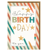 Geburtstagskarte Herren