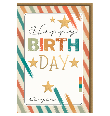 Geburtstagskarten 512671 11,5x17 cm 115mm x 170mm (BxH) Spruch bunt