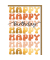 Geburtstagskarten 512537 11,5x17 cm 115mm x 170mm (BxH) Spruch bunt
