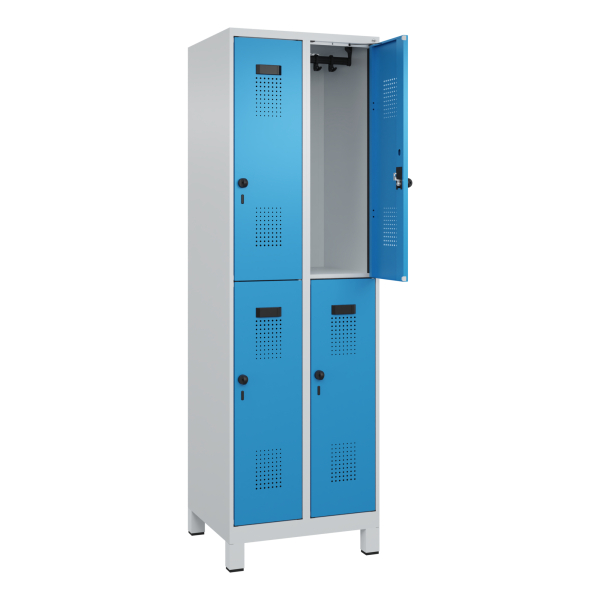 4067521933770 - C+P Spind Evolo PLUS Doppel 4Fächer 1950x600x500 lgr lbl 4067521933770 C+P-Möbel 4067521933770 - C+P Spind Evolo PLUS Doppel 4Fächer 1950x600x500 lgr lbl 4067521933770 C+P-Möbel