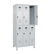 C+P Spind Evolo PLUS Doppel 6Fächer 1950x900x500 lgr/lgr