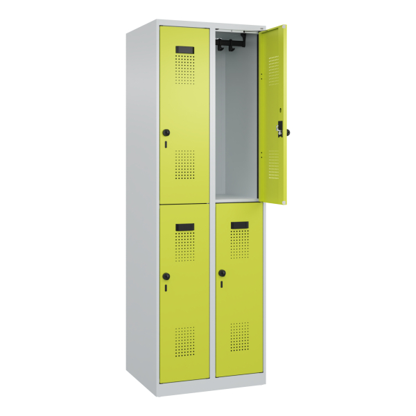 4067521943090 - C+P Spind Evolo PLUS Doppel 4Fächer 1850x600x500 lgr cgn 4067521943090 C+P-Möbel