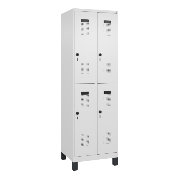 4067521948989 - C+P Spind Evolo PLUS Doppel 4Fächer 1950x600x500 vws vws 4067521948989 C+P-Möbel